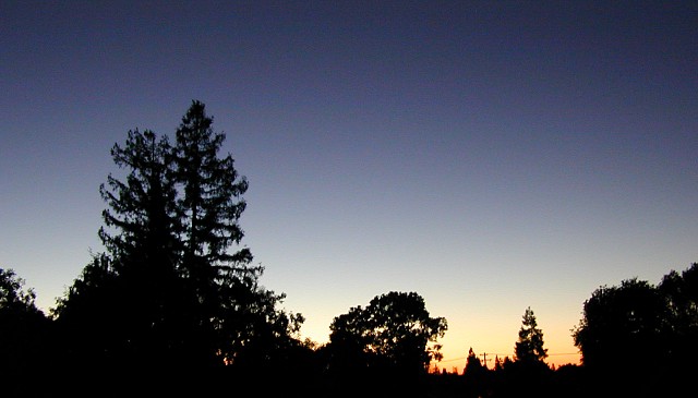 Twilight, from our balcony